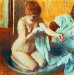 浴缸里的女人 作者 埃德加·德加