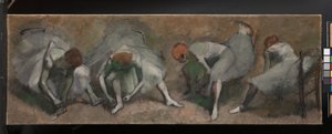 舞者的腰带，约于1895年 作者 埃德加·德加
