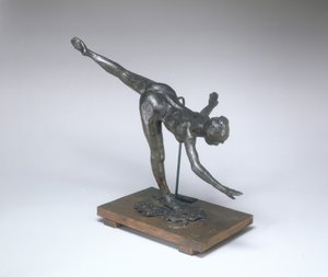 大阿拉贝斯克，第三次第一次阿拉贝斯克奔腾，约1885-90。 作者 埃德加·德加
