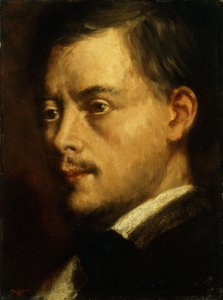 人头人头，约1864年 作者 埃德加·德加