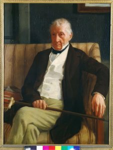 Hilaire Degas，艺术家的祖父 作者 埃德加·德加