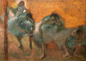Home dancers (detail). Around 1900-1905. Oil on canvas. 作者 埃德加·德加