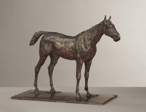 站立的马姿，建于1870年代，铸造于1919-21年 作者 埃德加·德加