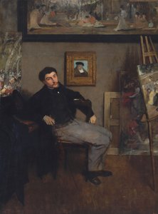 詹姆斯·雅克·约瑟夫·天梭1836-1902，ca. 1867-68。 作者 埃德加·德加