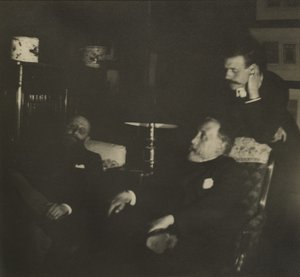 朱尔斯·塔切罗，埃德加·德加和雅克·埃米尔·布兰奇，1895年12月 作者 埃德加·德加