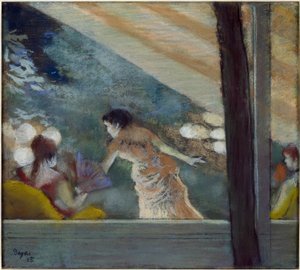 咖啡音乐会大使 作者 Edgar Degas