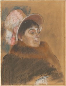 Dietz-Monnin夫人，1879年 作者 埃德加·德加