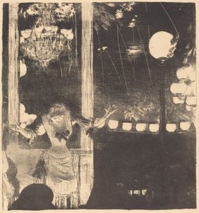 贝卡特小姐在大使咖啡馆 (Aux Ambassadeurs: Mlle Bécat) 作者 埃德加·德加