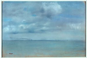 Marine Pastel painting on chamois by Edgar Degas (1834-1917) 1869 Sun. 0,31x0,46 m Paris, musee d