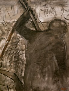 Musicians in the orchestra (detail). Around 1870. Oil on canvas. 作者 埃德加·德加