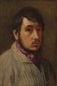自画像c。 1858年 作者 埃德加·德加