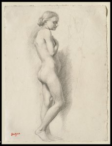 站立裸体，约1860-65年