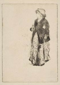 女演员艾伦·安德烈（EllenAndrée），1879年。 作者 埃德加·德加