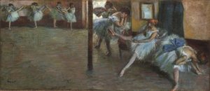 芭蕾排练，c.1891 作者 埃德加·德加