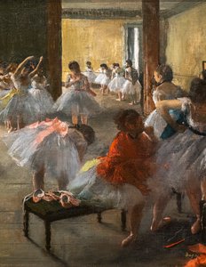 The Dance Class (detail). 1873. Oil on canvas. 作者 埃德加·德加
