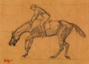 比赛结束》，约 1882 年（着色纸上的粉笔画） 作者 埃德加·德加