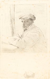 雕刻家Joseph Tourny Le graveur Joseph Tourny, 1857年。 作者 埃德加·德加