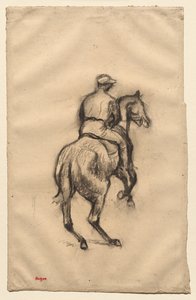 赛马会c。 1885-1900。 作者 埃德加·德加