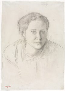 维多利亚·杜堡（Victoria Dubourg），约1866年。 作者 埃德加·德加