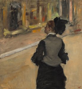 女人从背后看（参观博物馆），c.1879-85