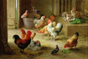 农庄场景 作者 Edgar Hunt