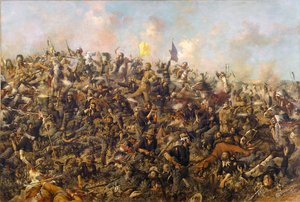 最后的立场由Edgar Samuel Paxson，1899年 作者 埃德加·塞缪尔·帕克森