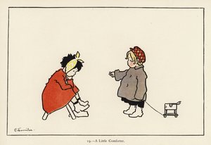 小小安慰者》（彩色平版印刷）。 作者 伊迪丝·法米洛（Edith Farmiloe）
