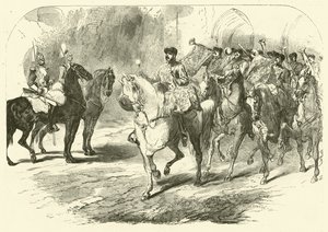 Band of the Horse Guards (engraving) 作者 埃德蒙（后）莫林