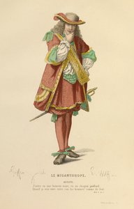 阿尔切斯特的服装，约 1868 年（雕刻）
