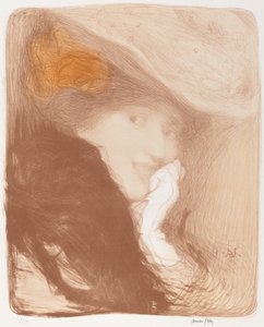 La Rieuse：Albert Besnard夫人, 1897年。 作者 埃德蒙·弗朗索瓦·阿曼·让