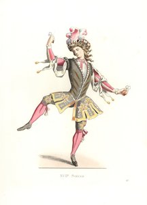 穿着芭蕾舞服装的法国男子 作者 Edmond Lechevallier-Chevignard