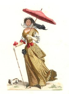 穿着夏装的法国女人 作者 Edmond Lechevallier-Chevignard