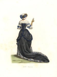 城镇妇女的服装 作者 Edmond Lechevallier-Chevignard