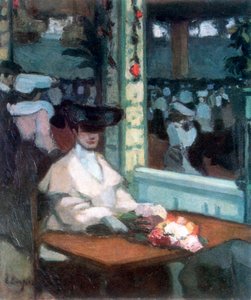 等待中，穆林·德拉·加莱特（Moulin de la Galette），1905年。
