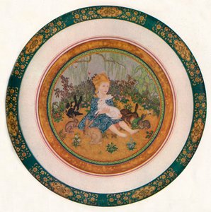 Vivian圣乔治小姐的画像，1917年，1919年 作者 埃德蒙·杜拉克（Edmund Dulac）