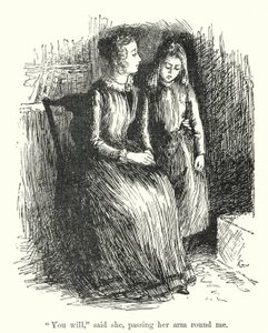 Illustration for Jane Eyre by Charlotte Bronte (litho)