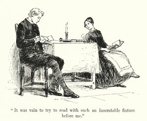 Charlotte Bronte 为 Jane Eyre 绘制的插图（石版画） 作者 埃德蒙·亨利·加勒特