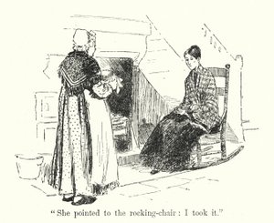 Charlotte Bronte 为 Jane Eyre 绘制的插图（石版画）