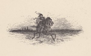 约翰-济慈的《圣艾格尼丝之夜》插图（石版画） 作者 埃德蒙·亨利·加勒特