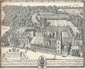 牛津大学玛格达琳学院，1905年