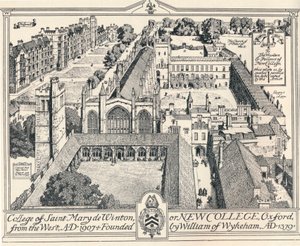 牛津新学院，c1905年