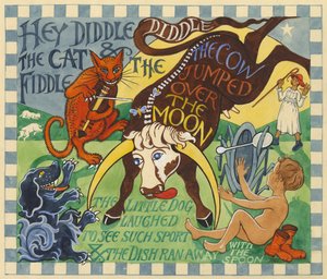 Hey Diddle Diddle》，约 1935 年（纸上水粉画）
