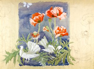 和平》，1920 年（水粉画，纸本）