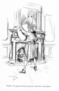 谢里登的丑闻学校插图（版画） 作者 埃德蒙·约瑟夫（后）沙利文
