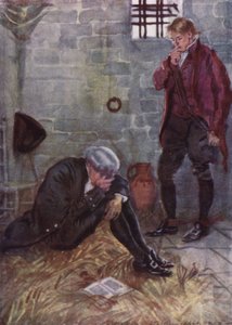 Illustration for The Vicar of Wakefield by Oliver Goldsmith (colour litho) 作者 埃德蒙·约瑟夫·沙利文