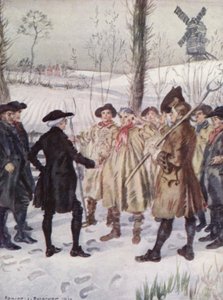 Illustration for The Vicar of Wakefield by Oliver Goldsmith (colour litho) 作者 埃德蒙·约瑟夫·沙利文