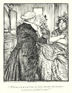 Illustration for The Vicar of Wakefield by Oliver Goldsmith (litho) 作者 埃德蒙·约瑟夫·沙利文