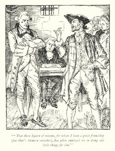 Illustration for The Vicar of Wakefield by Oliver Goldsmith (litho) 作者 埃德蒙·约瑟夫·沙利文