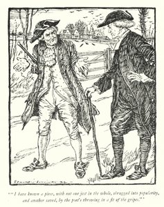Illustration for The Vicar of Wakefield by Oliver Goldsmith (litho) 作者 埃德蒙·约瑟夫·沙利文