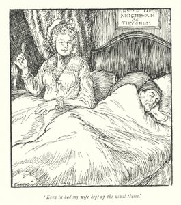 Illustration for The Vicar of Wakefield by Oliver Goldsmith (litho) 作者 埃德蒙·约瑟夫·沙利文